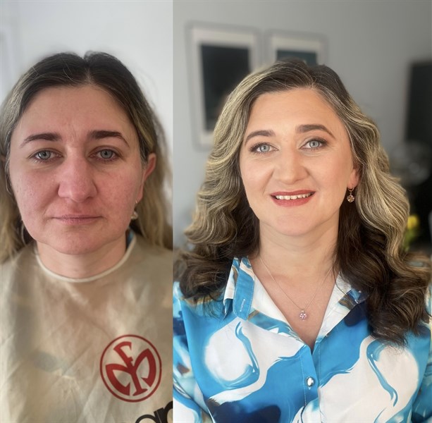Proginis makiažas ir šukuosena 
