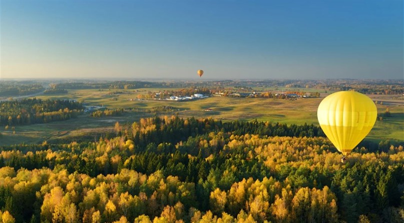 Skrydis oro balionu "Malonumas skristi" Alytuje