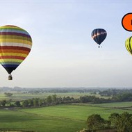 Skrydis oro balionu "Malonumas skristi" Šiaulių apylinkėse