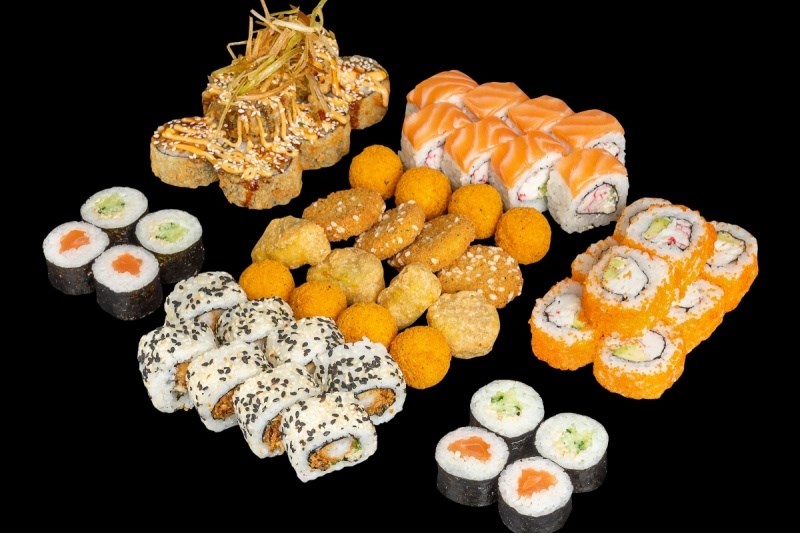 56 vnt. sušių rinkinys „Sushi Lover's“