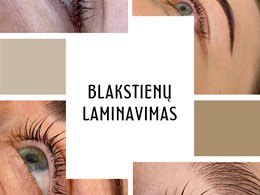 Blakstienų ir antakių procedūros su meistre Iveta