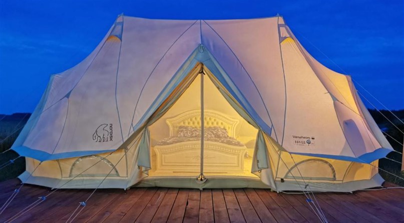 Privatus „Dārza SPA“ glampingas prie Malnavos