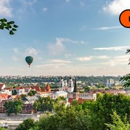Skrydis oro balionu "Malonumas skristi" Kaune